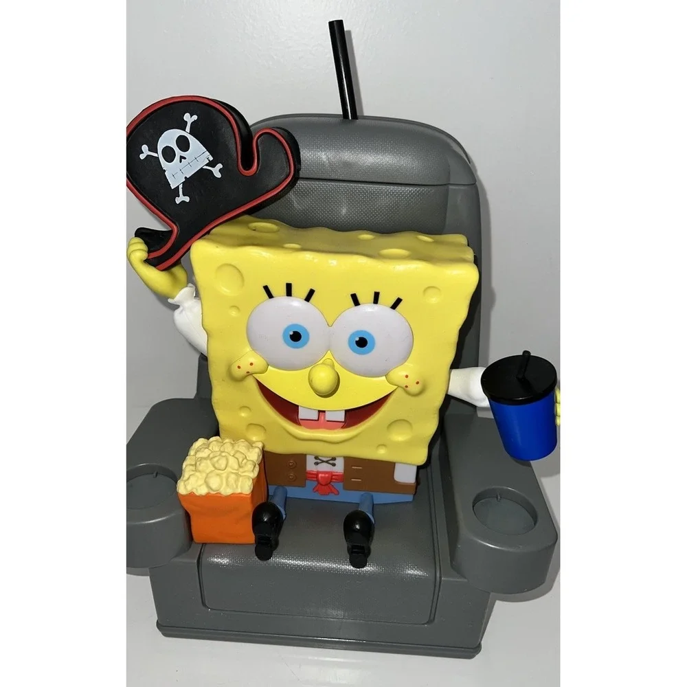 (J2/5)SpongeBob SquarePants Movie 2025 Popcorn Bucket And Cup Regal Cinema
